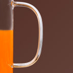 Glass Jug With Measuring Marks And Bamboo Lid 1000ml