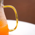Glass Jug With Texture 1300ml