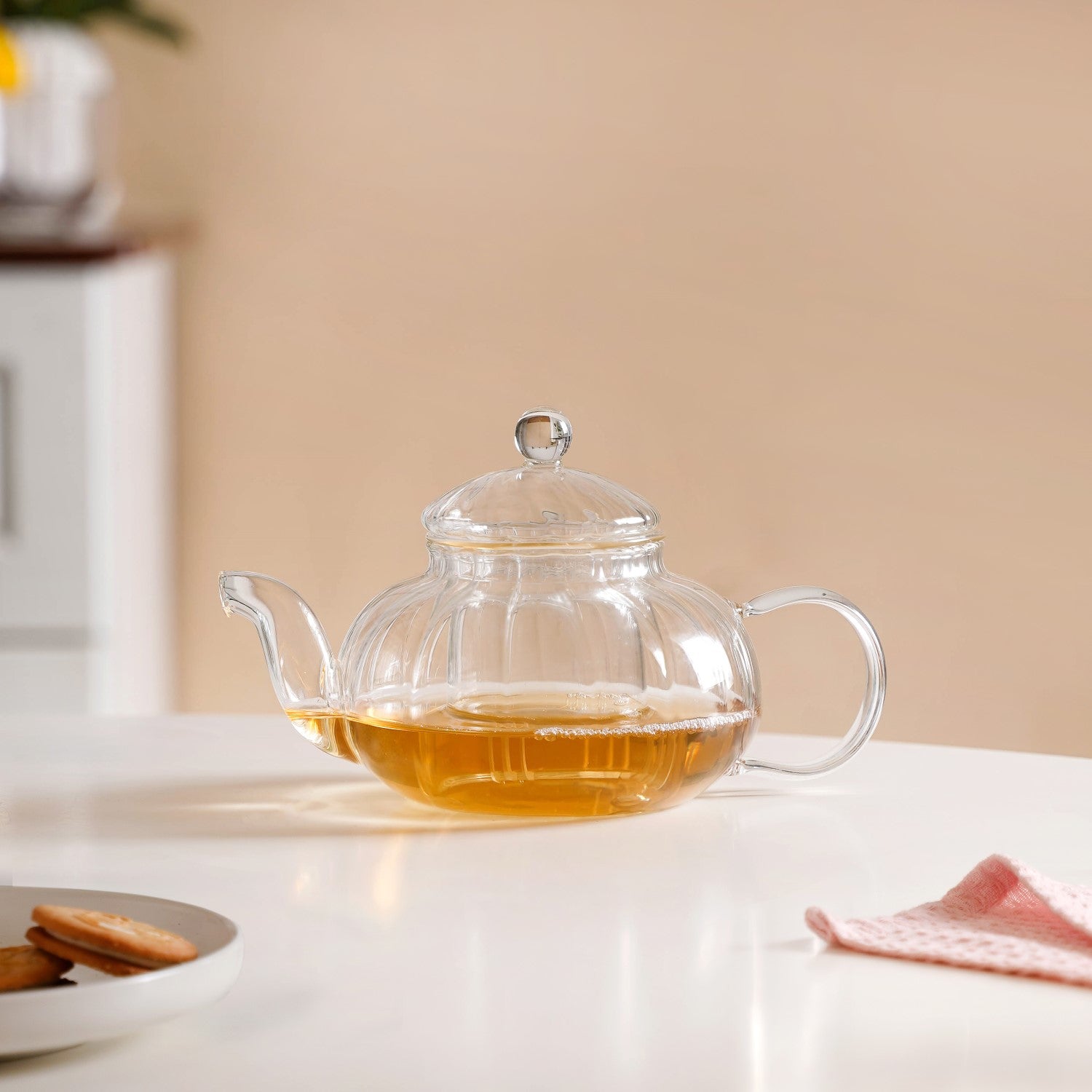 Classic Glass Tea Pot With Infuser 600ml