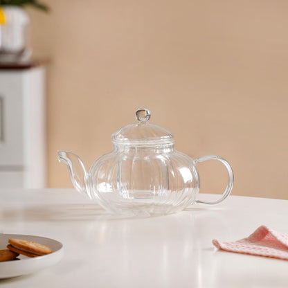Classic Glass Tea Pot With Infuser 600ml