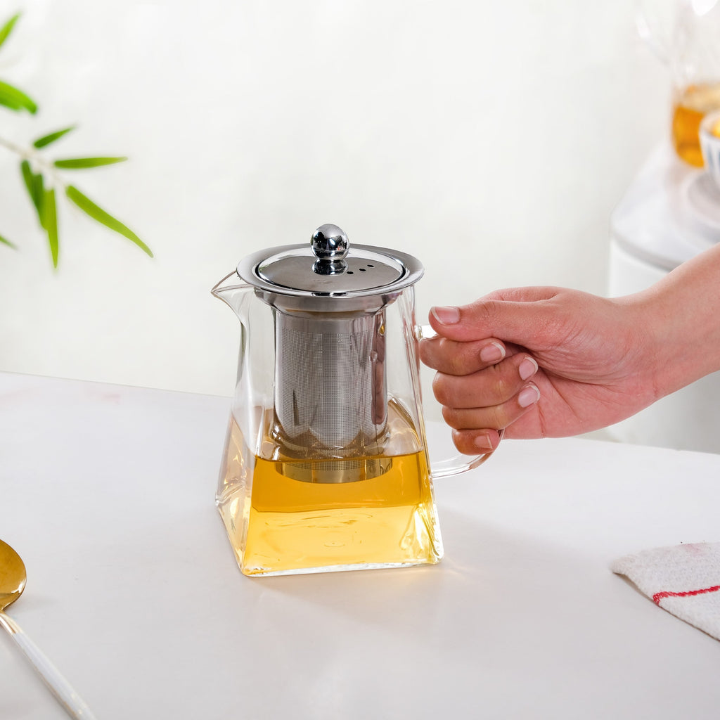 Glass Teapot With Infuser Flame Safe 700ml