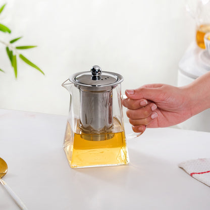 Glass Teapot With Infuser Flame Safe 700ml