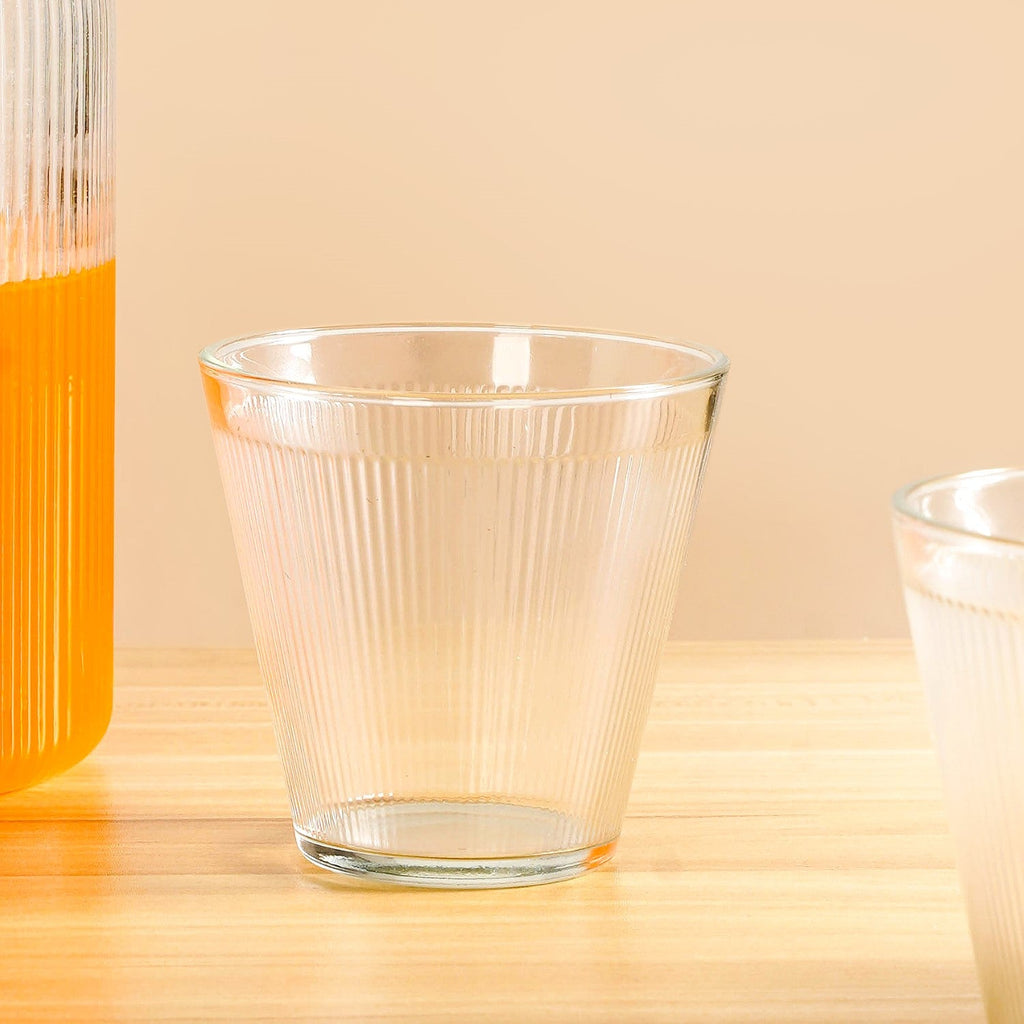 Glass Jug And Tumbler Set Of 7