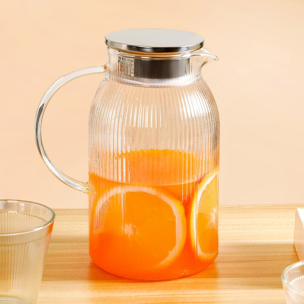 Glass Jug And Tumbler Set Of 7