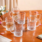 Glass Mug Set Of 6 200ml