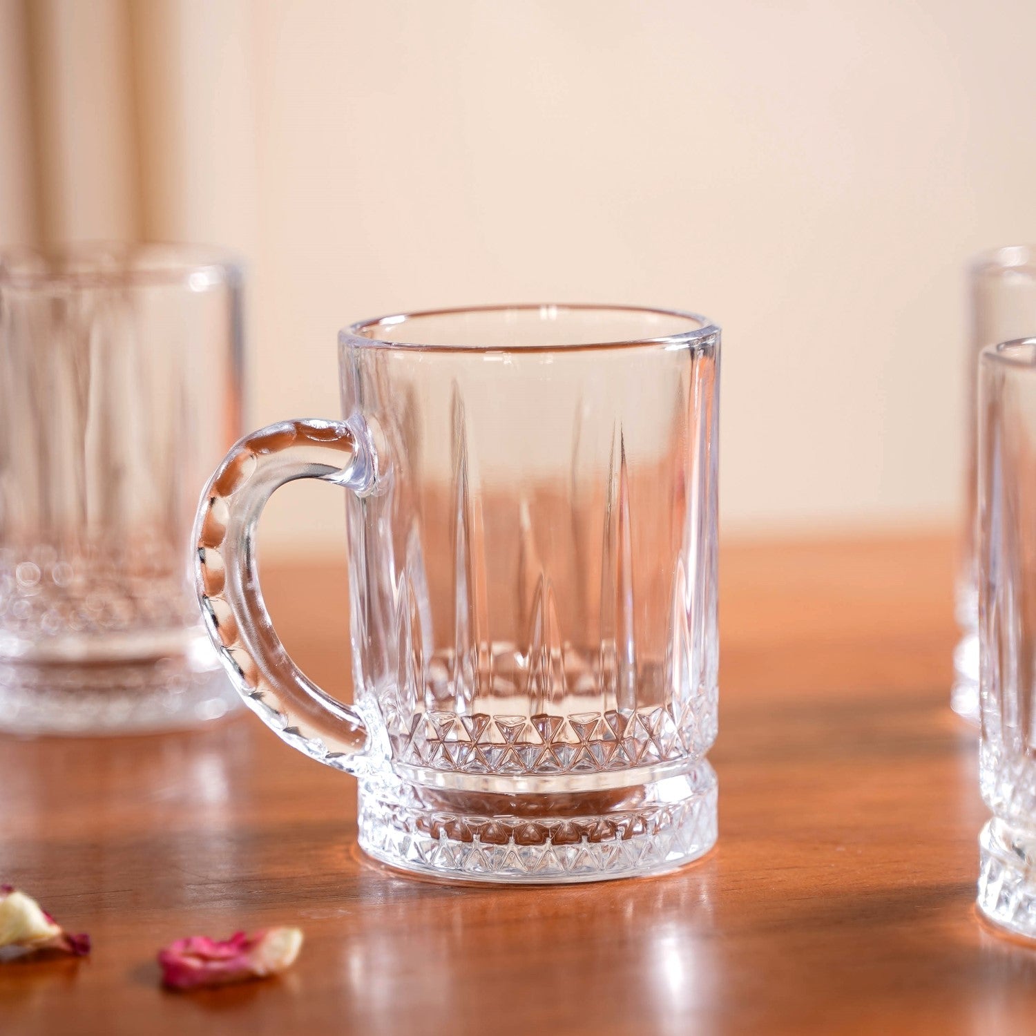 Glass Mug Set Of 6 200ml