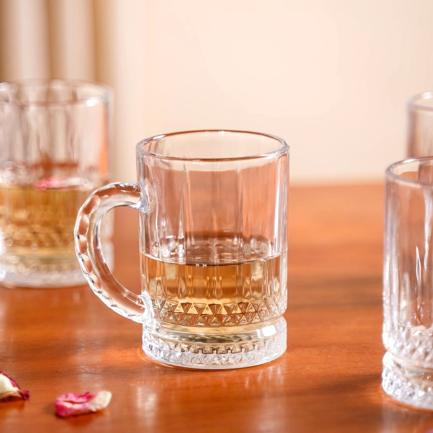 Glass Mug Set Of 6 200ml