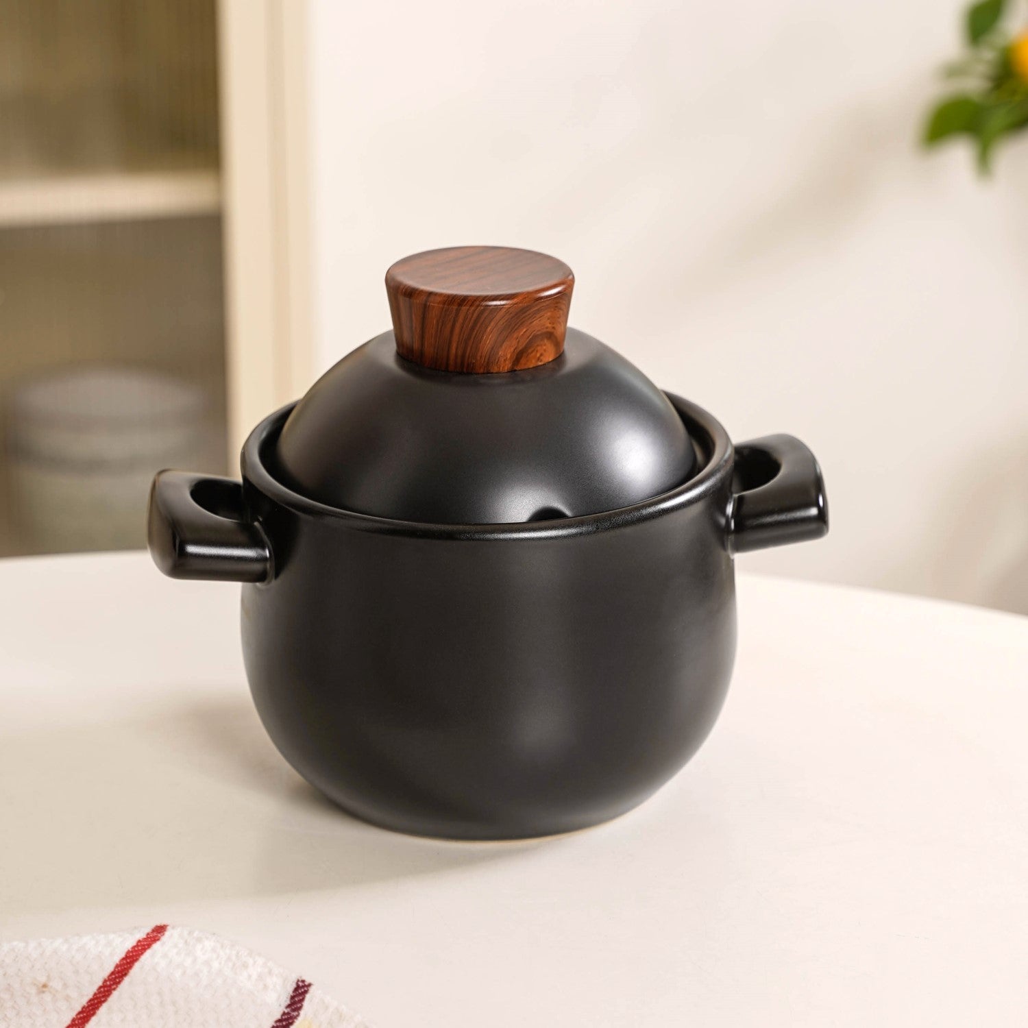 Claymist Chinese Style Ceramic Cooking Pot 1700ml