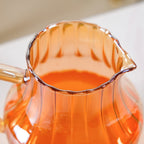 Premium Fluted Amber Borosilicate Glass Jug 1550ml
