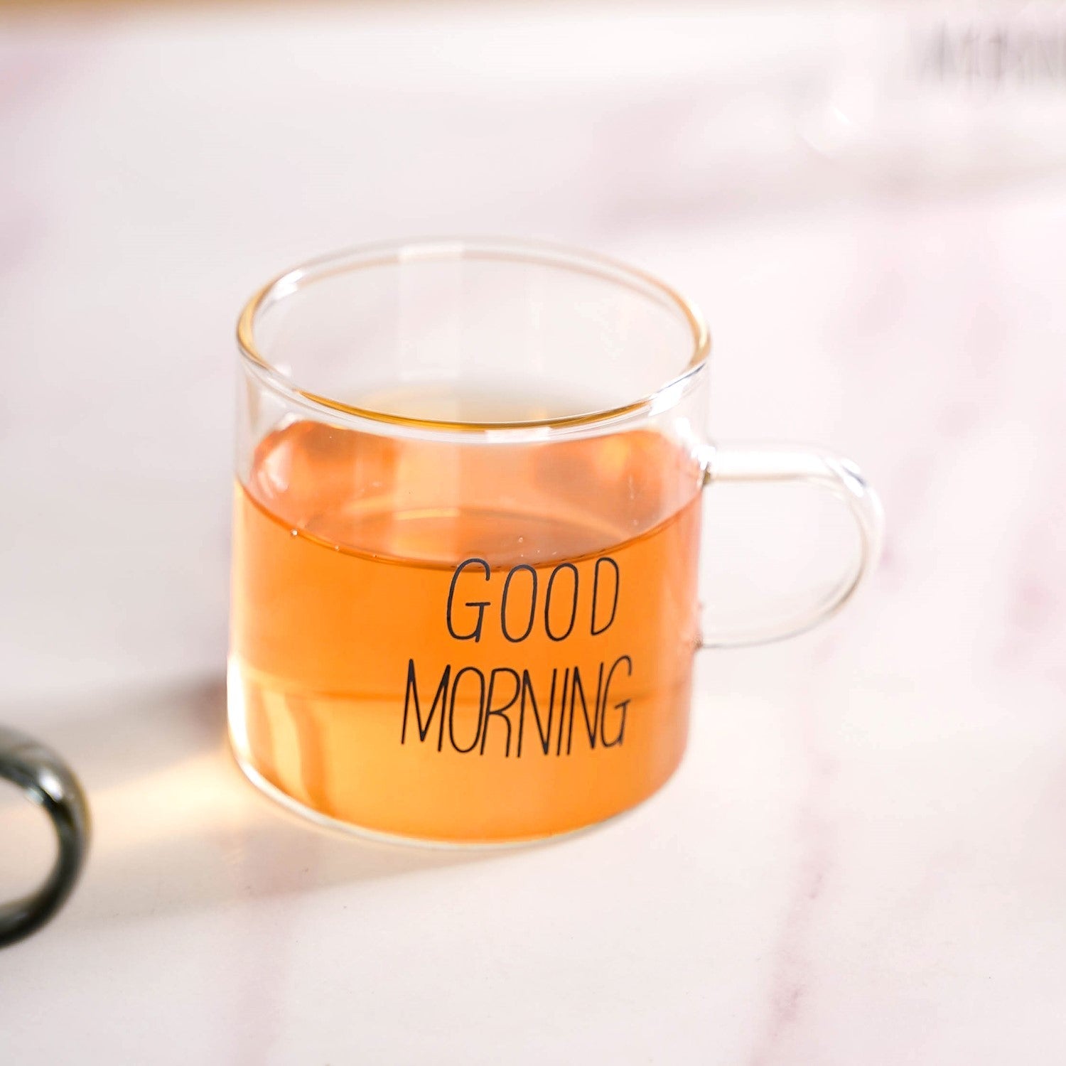 Good Morning Assorted Multicolour Handle Tea Cups Set Of 6 130ml