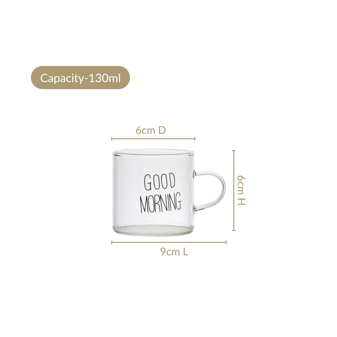 Good Morning Cup Set Of 6 130ml