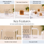 Good Morning Tea Cup Set Of 4 250ml