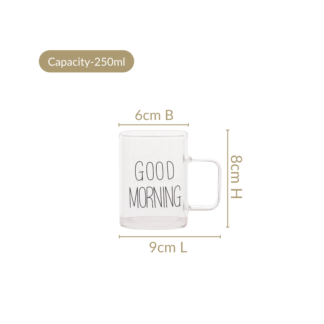 Good Morning Tea Cup Set Of 4 250ml