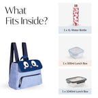 Googly Eyes Checkered Bag For Kids