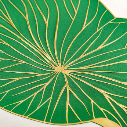 Lily Pad Placemats For Dining Table Green Set Of 6