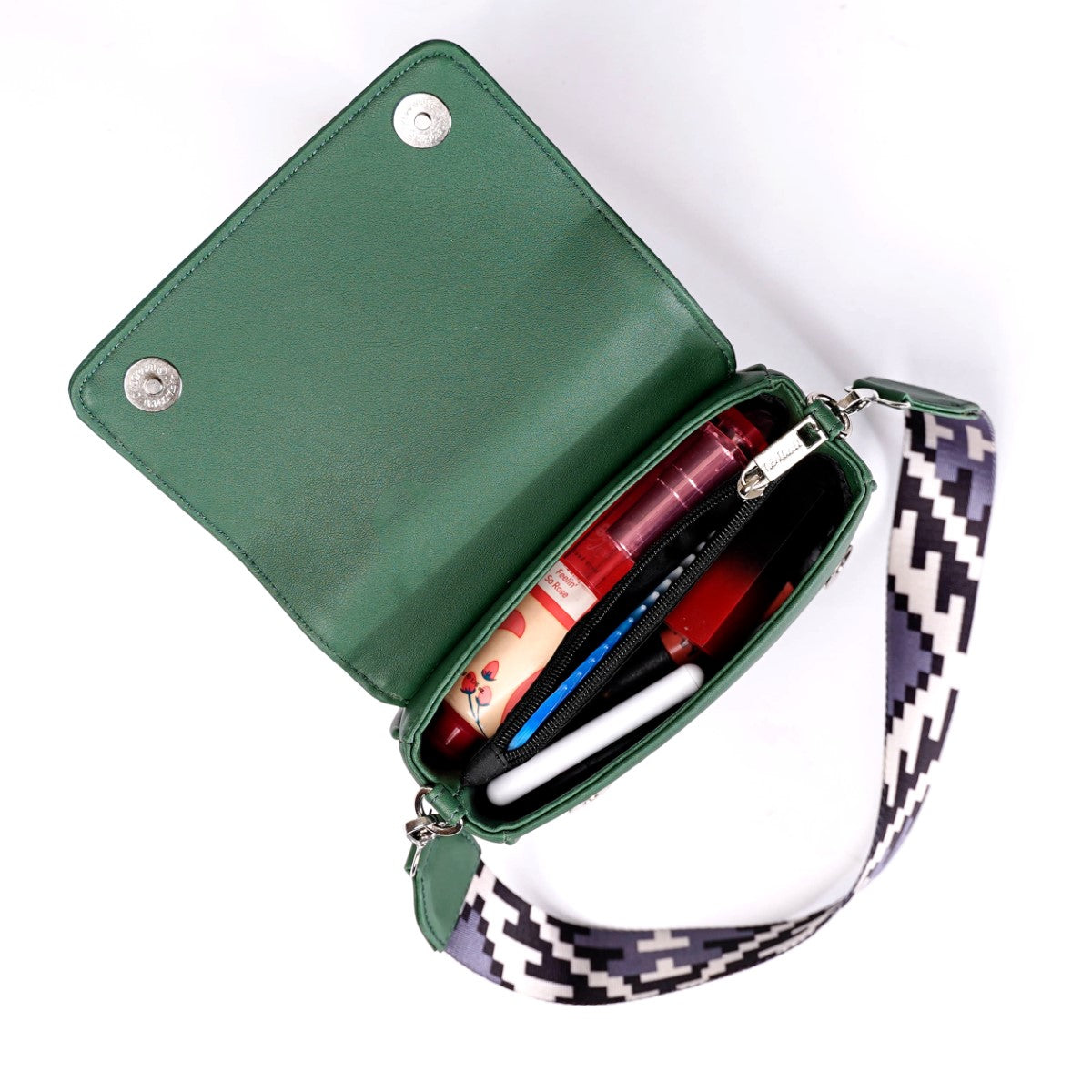 Brio Cheeky Chic Shoulder Bag Green