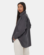 EcoStretch Cotton Oversized Shirt