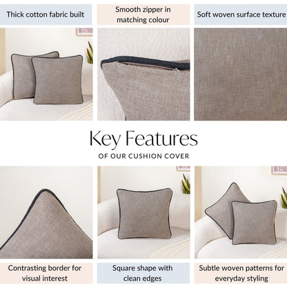 Greyframe Cotton Cushion Covers Set Of 2