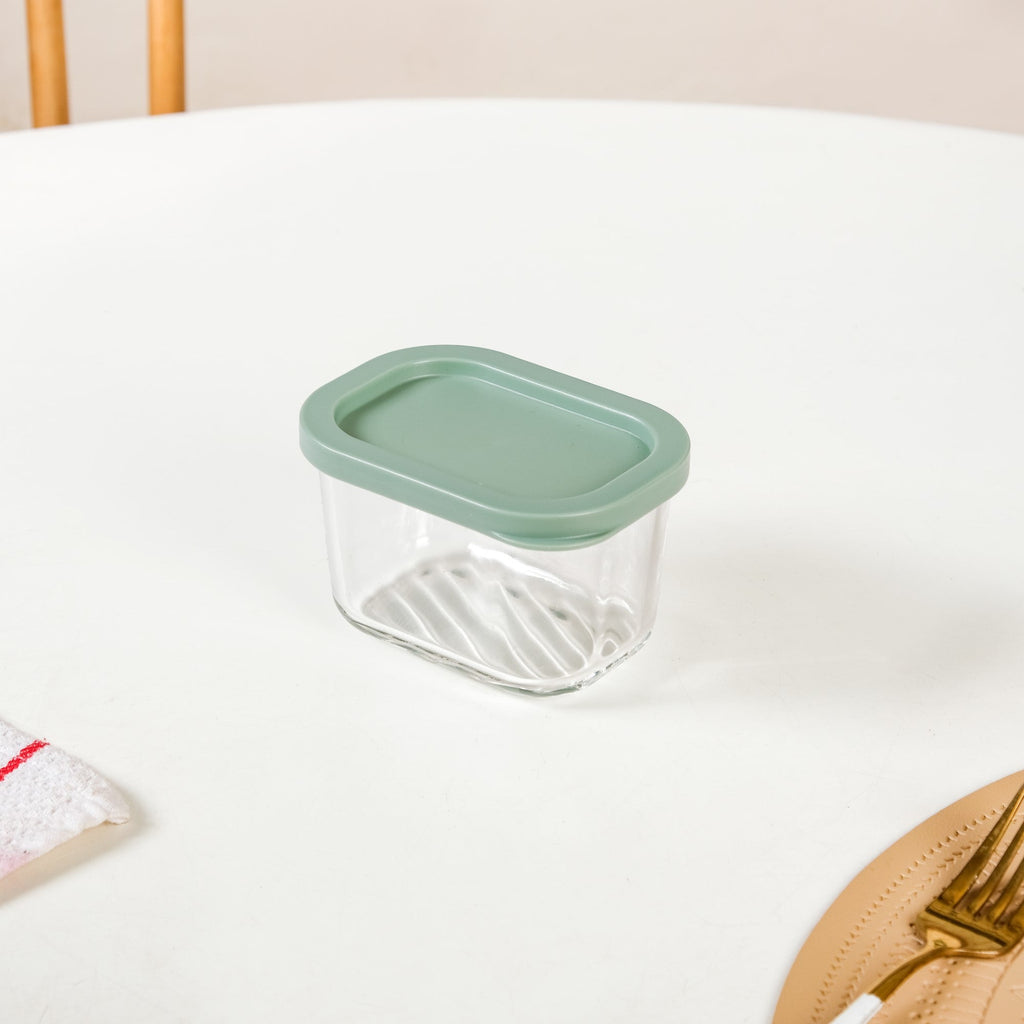 Groovo Stack On Storage Container Sage Green Set Of 7