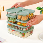 Groovo Stack On Storage Container Sage Green Set Of 7