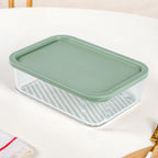 Groovo Stack On Storage Container Sage Green Set Of 7