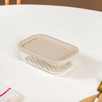 Groovo Stackable Glass Food Storage Container Set Of 6