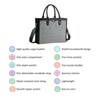 Black And White Tote Bag For Women