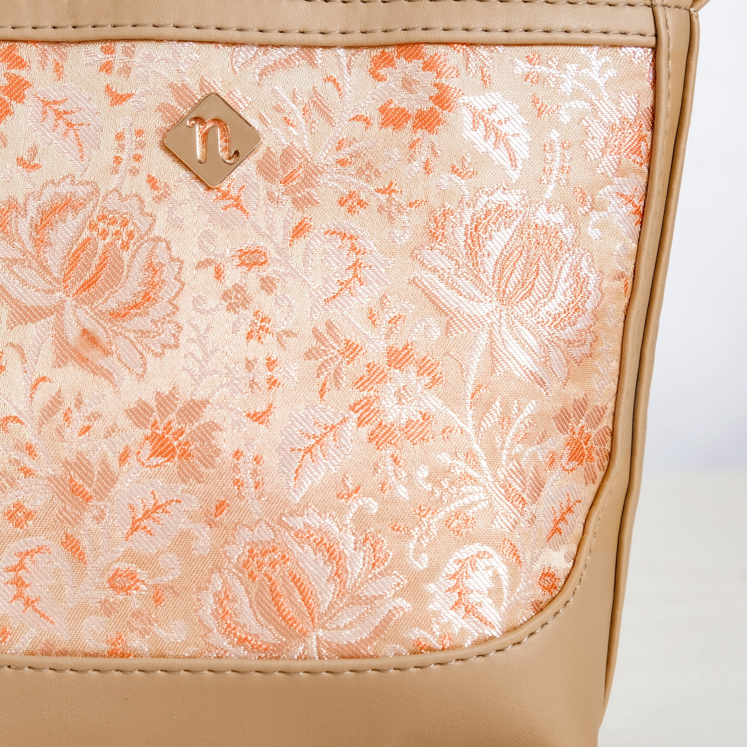 Eden Beige Bucket Handbag For Women