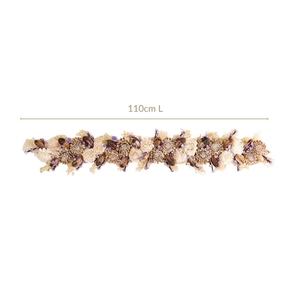 Natural Jute Toran Wall Hanging With Corn Grass Decoration