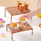 Handwoven Sabai Risers With Zari Set Of 2