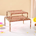 Handwoven Sabai Risers With Zari Set Of 2