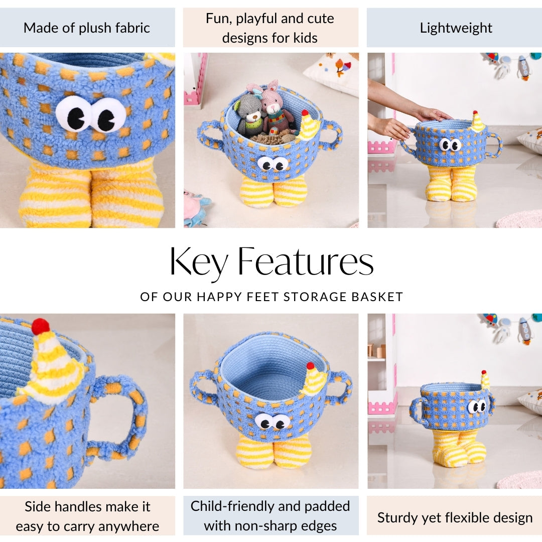 Happy Feet Storage Basket