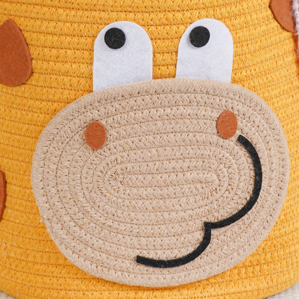 Happy Giraffe Organiser Basket For Kids Room 40cm