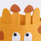 Happy Giraffe Organiser Basket For Kids Room 40cm
