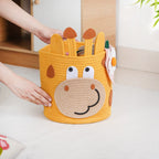 Happy Giraffe Organiser Basket For Kids Room 40cm
