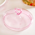 Love Pink Borosilicate Glass Cooking Pot 1250ml
