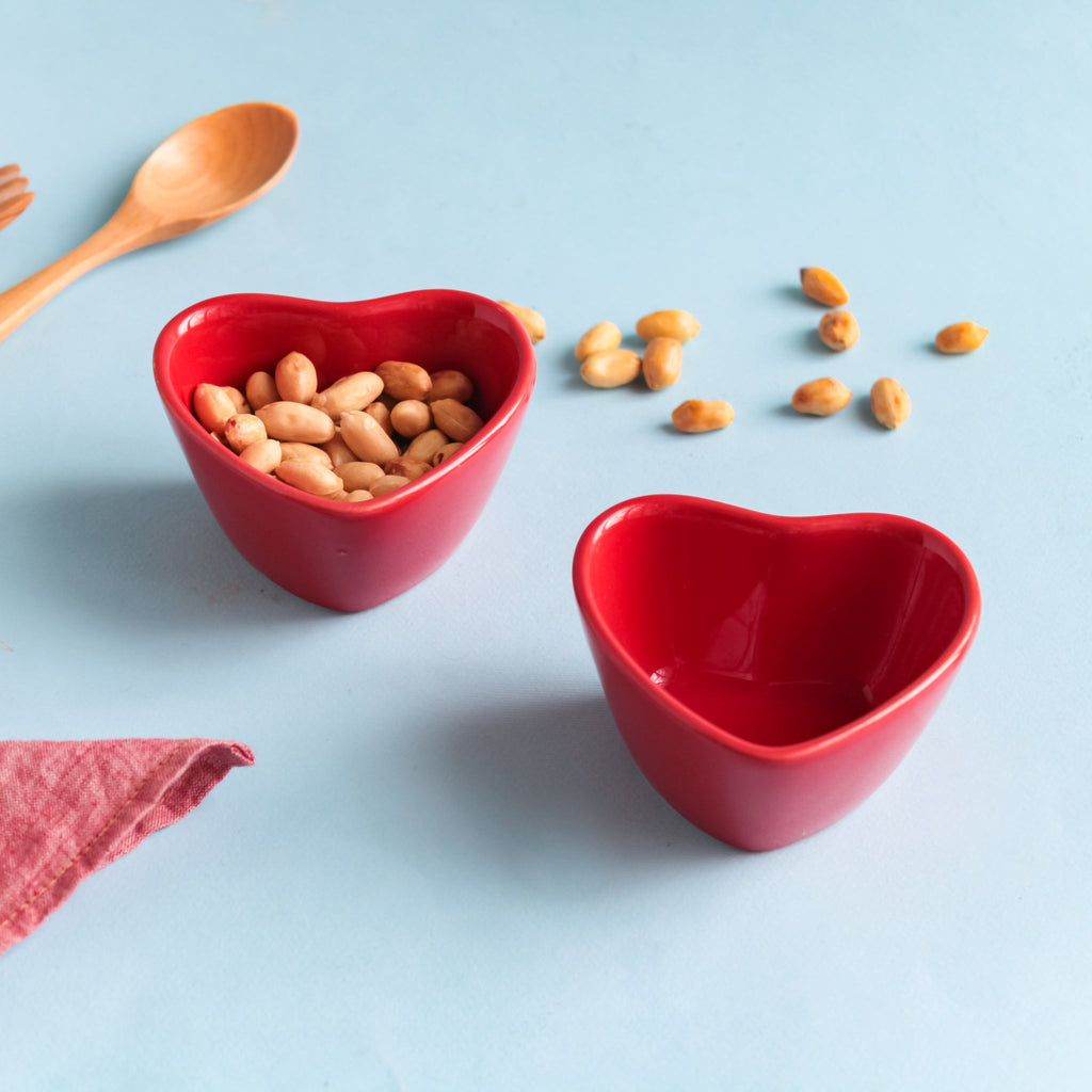 Mini Heart Bowl Set of 2