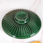 Botanica Ceramic Casserole Cooking Pot Green 2000ml