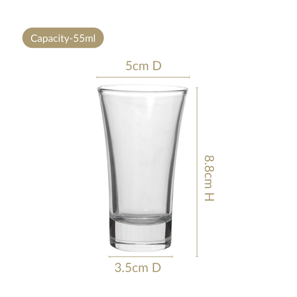 Classic Shot Glasses Set Of 9 55ml