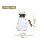 Modern Borosilicate Juice Jar With Fusion Handle 1350ml