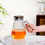 Modern Borosilicate Juice Jar With Fusion Handle 1350ml