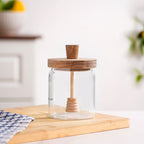 Airtight Lid Glass Honey Jar 500ml