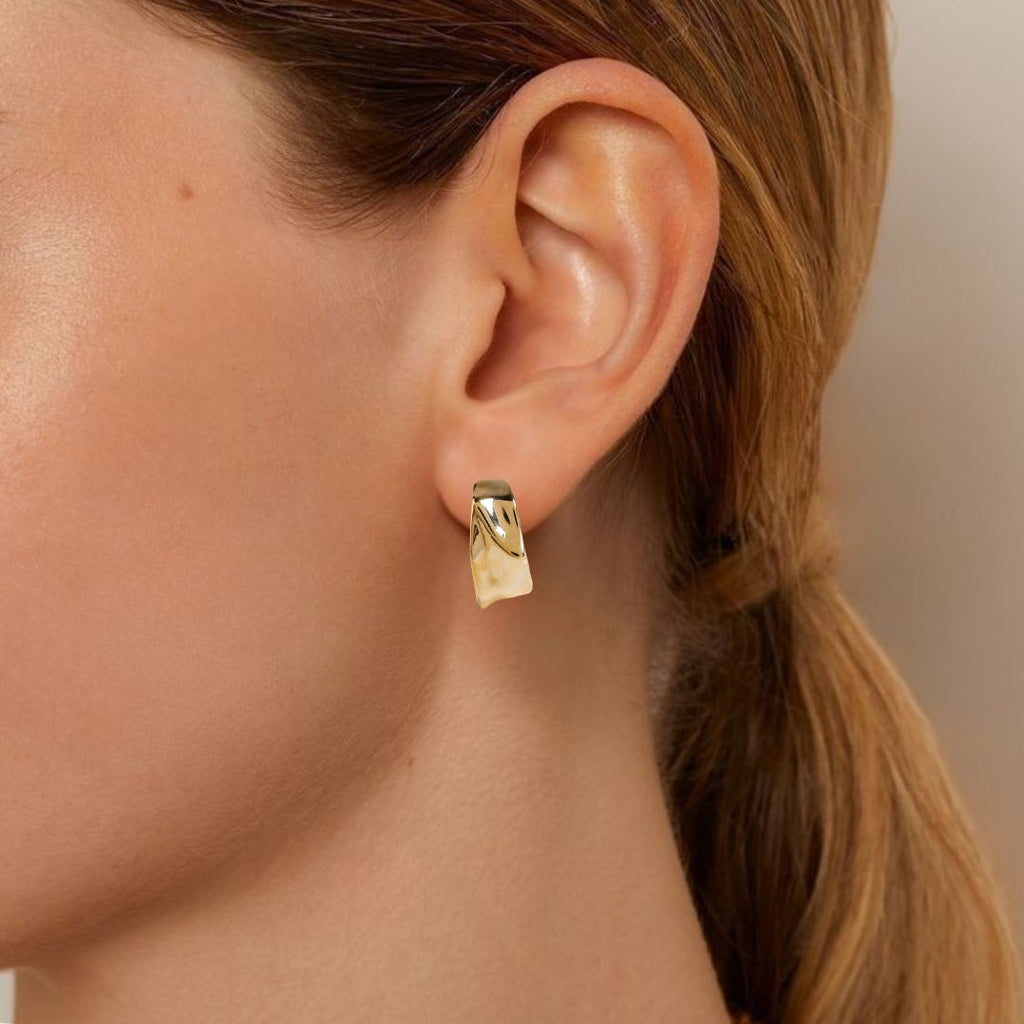 Beautifully Bold Gold Hoop Earrings