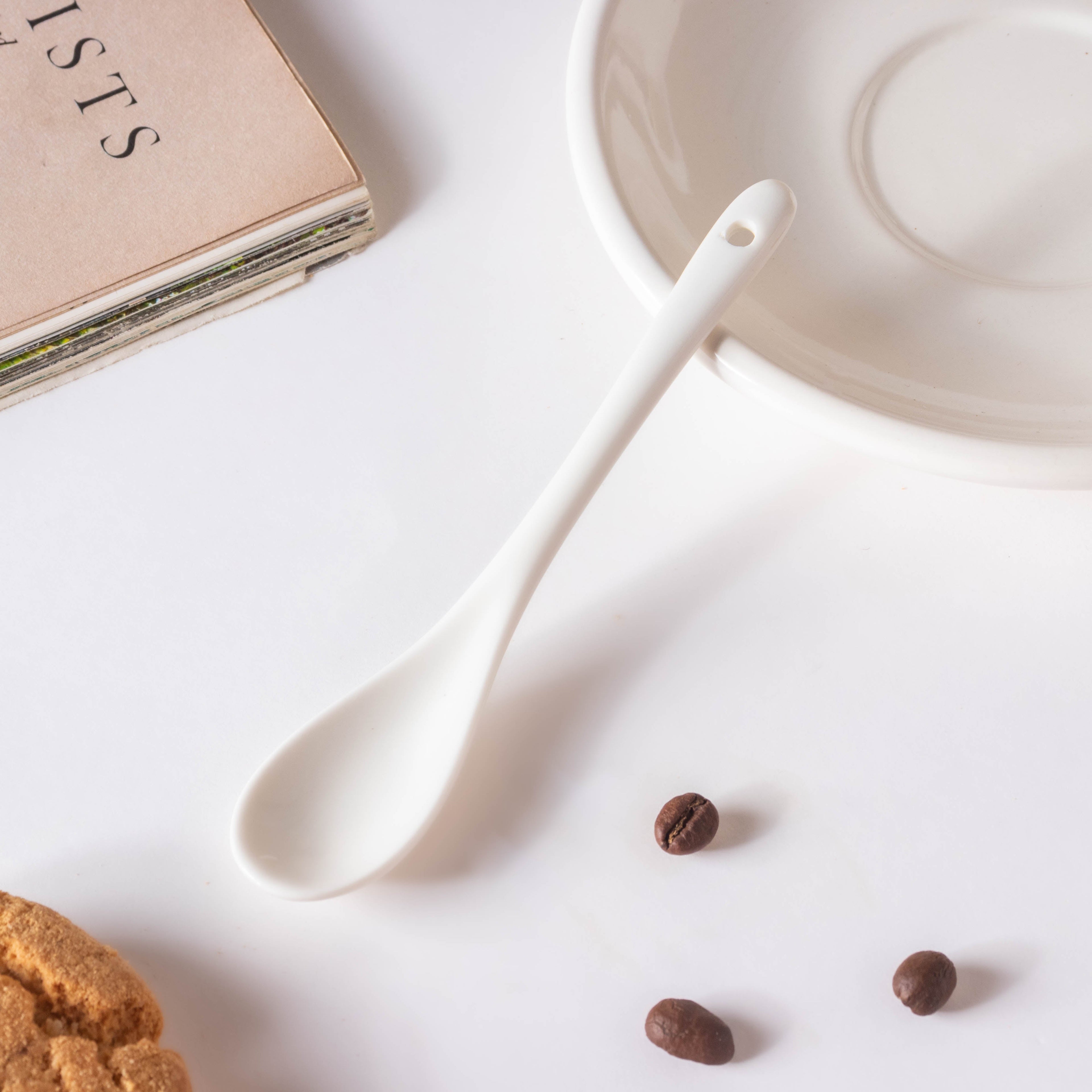 Glazed Ceramic White Cup Set 150 ml