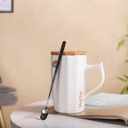 Cup With Lid and Spoon