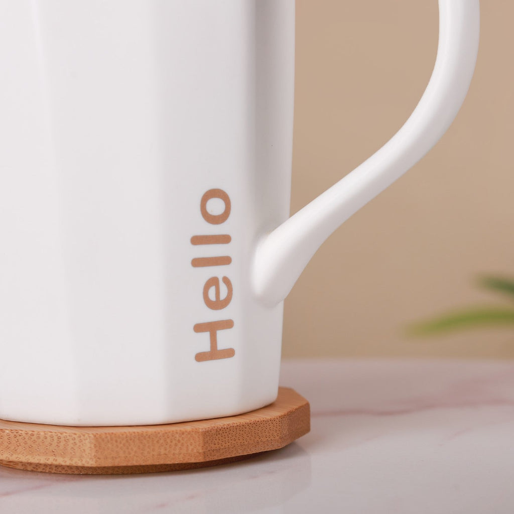 Cup With Lid and Spoon