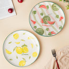 Decorative Watermelon Fruit Plate 10 Inch