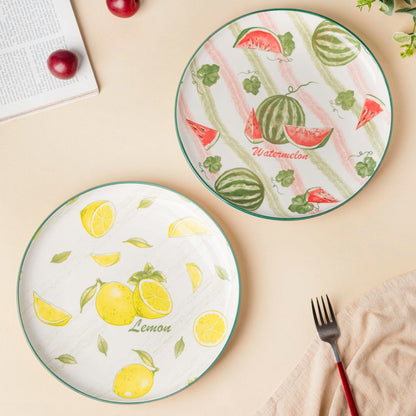 Decorative Lemon Fruit Plate 10 Inch