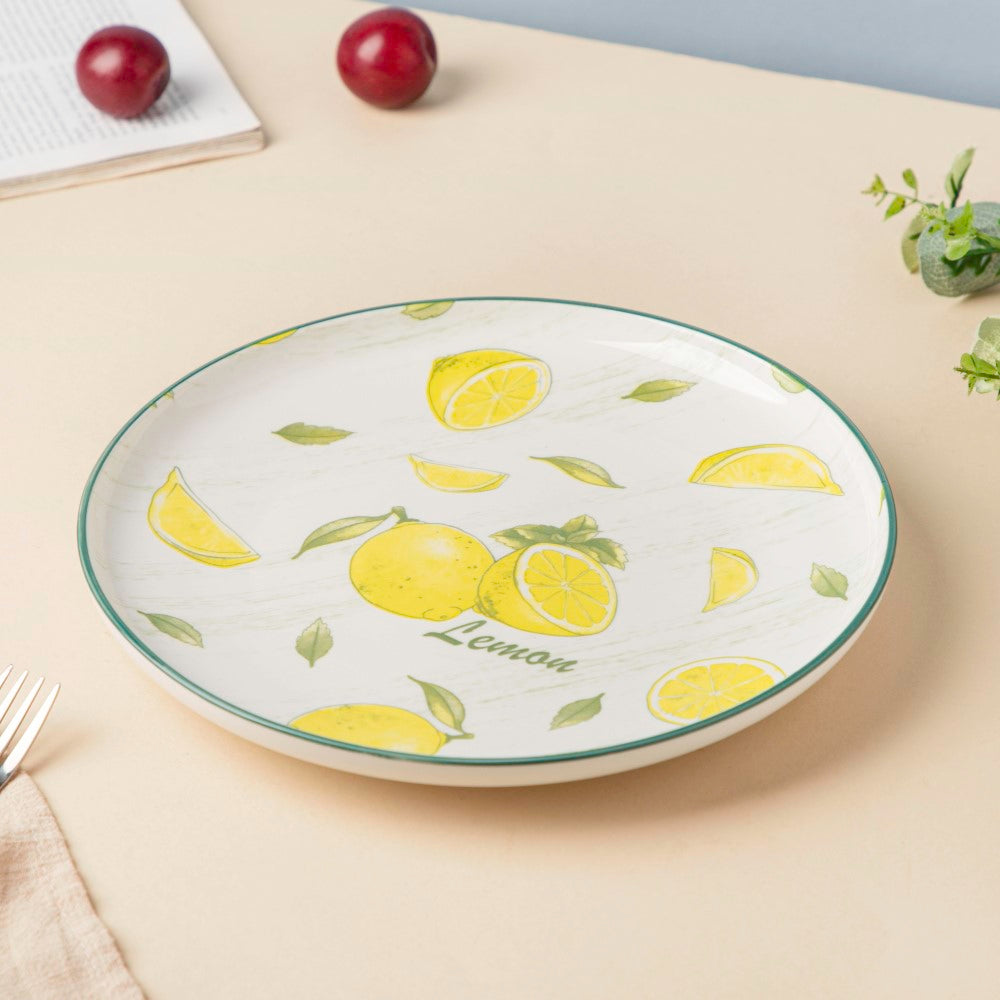 Decorative Lemon Fruit Plate 10 Inch