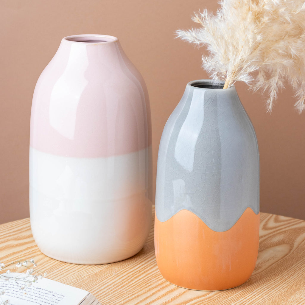 Dual Toned Flower Vase